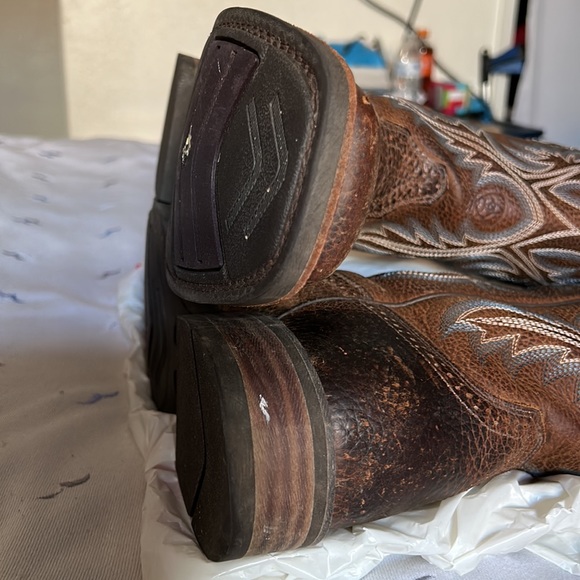 Ariat ATS Advance torque stability western QuickDraw square toe size 9D boots - Picture 11 of 16